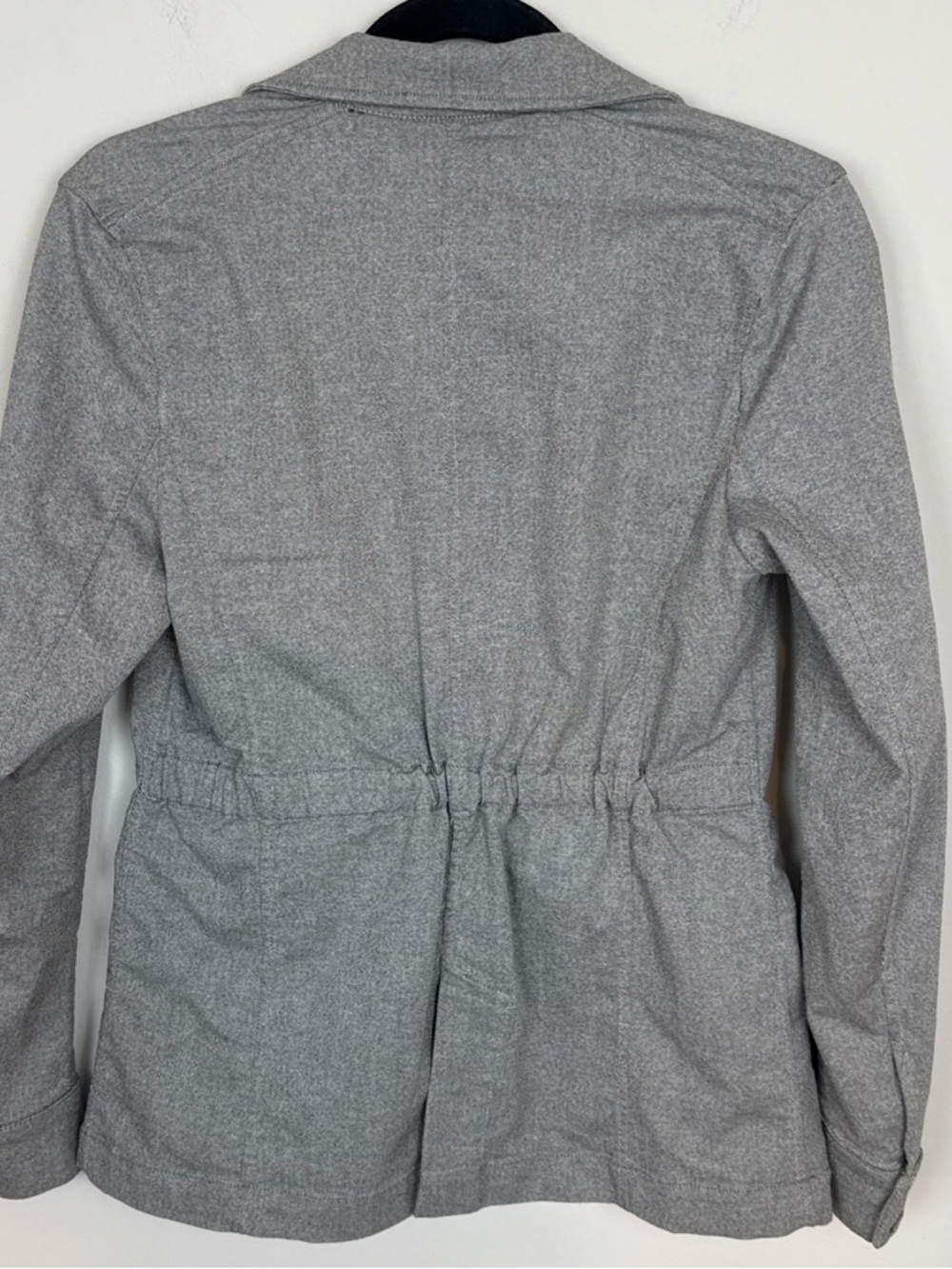 Anatomie Women's Jacket Jane Snap Front Pockets Long Sleeve Stretch Gray Small - Picture 5 of 7